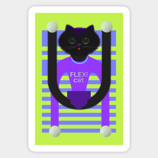 Flexi cat. Sticker